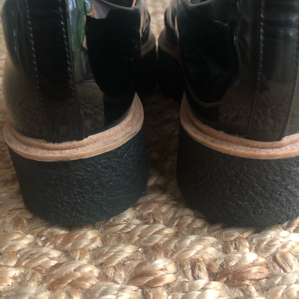 Zara Black Platform Oxfords - Picture 8 of 16